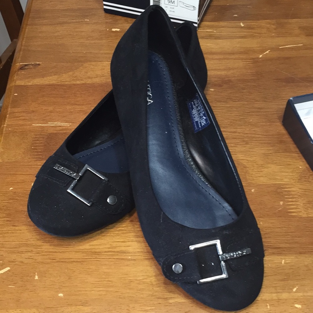 Suede ballet flats - Picture 1 of 5